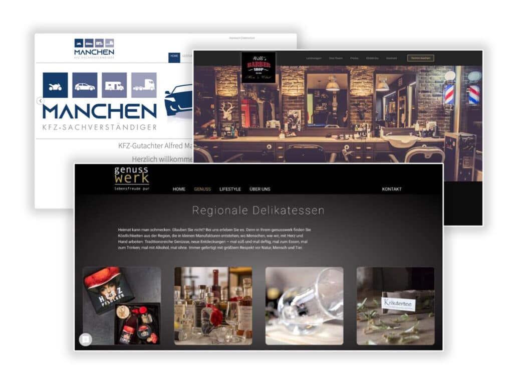 Webseite für Existenzgründer