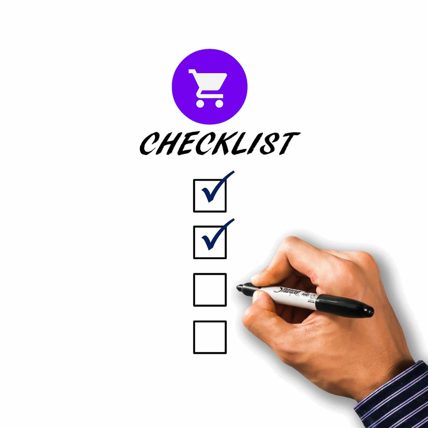 Checklist Online Shop