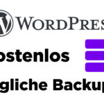 Kostenlose WordPress Backups
