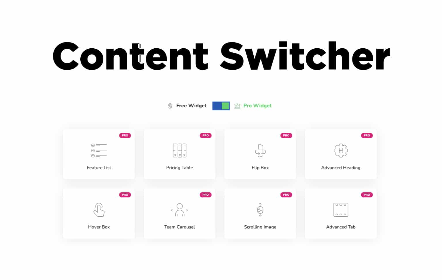 TYPORY Cloud Content Switcher